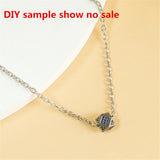 3pcs Polygon CZ Zircon Spacer Beads Geometric Charms DIY Bracelet Jewelry