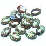 3pcs Brazilian Stone Bamboo Agate Cabochons 22x30mm for Pendants Jewelry Making