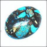 3pcs Green Stone Cabochons w/ Gold Natural Gem CABS 30x40mm Oval Shape
