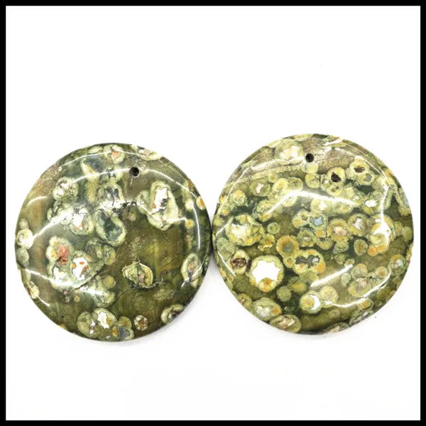 3pcs Kambaba Jasper Stone Pendants Natural Loose Beads Choices