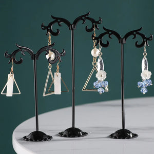 Metal Earrings Jewelry Organizer T Bar Stand Holder