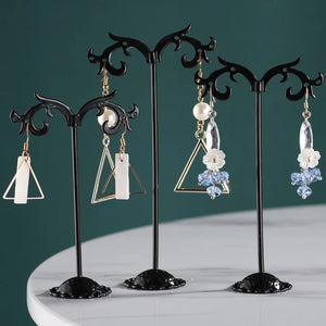 Metal Earrings Jewelry Organizer T Bar Stand Holder