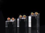3pcs/set Acrylic Earrings Studs Stands Holder Jewelry Display