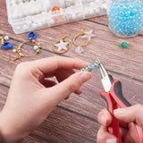 3pcs DIY Jewelry Tool Set Ferronickel Pliers Chain-Nose Round Nose Carbon Steel
