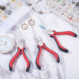 3pcs DIY Jewelry Tool Set Ferronickel Pliers Chain-Nose Round Nose Carbon Steel