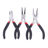 3pcs Jewelry Tool Sets Polishing Side-Cutting Pliers Wire-Cutter Pliers