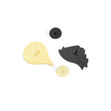Enamel Pin Set Animal Dinosaur Rabbit Skull Heart Brooches
