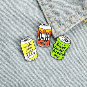 Enaml Pin Collection Goth Heart Anime Mountain Brooches Set