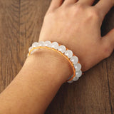 3pcs/set Ethnic Opal Strand Charm Bracelet Set
