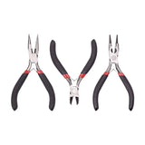 3pcs Jewelry DIY Tool Set Pliers Wire-Cutter Round Nose Side-Cutting