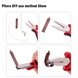 3pcs Jewelry DIY Tool Set Pliers Wire-Cutter Round Nose Side-Cutting