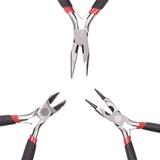 3pcs Jewelry DIY Tool Set Pliers Wire-Cutter Round Nose Side-Cutting