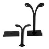 Leaf Pattern Ear Stud Earrings Holder Display Stand Jewelry Show Rack