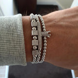 Zircon Bracelets Cubic Micro Pave CZ Charm Braided Bracelet