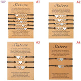3pcs Natural Chip Quartzs Stone Bracelet Set Multi-layer Beads Wristbands