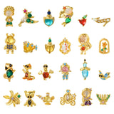 3pcs Colored Zircon 925 Silver Stud Earrings for Women Sweet Party Gift
