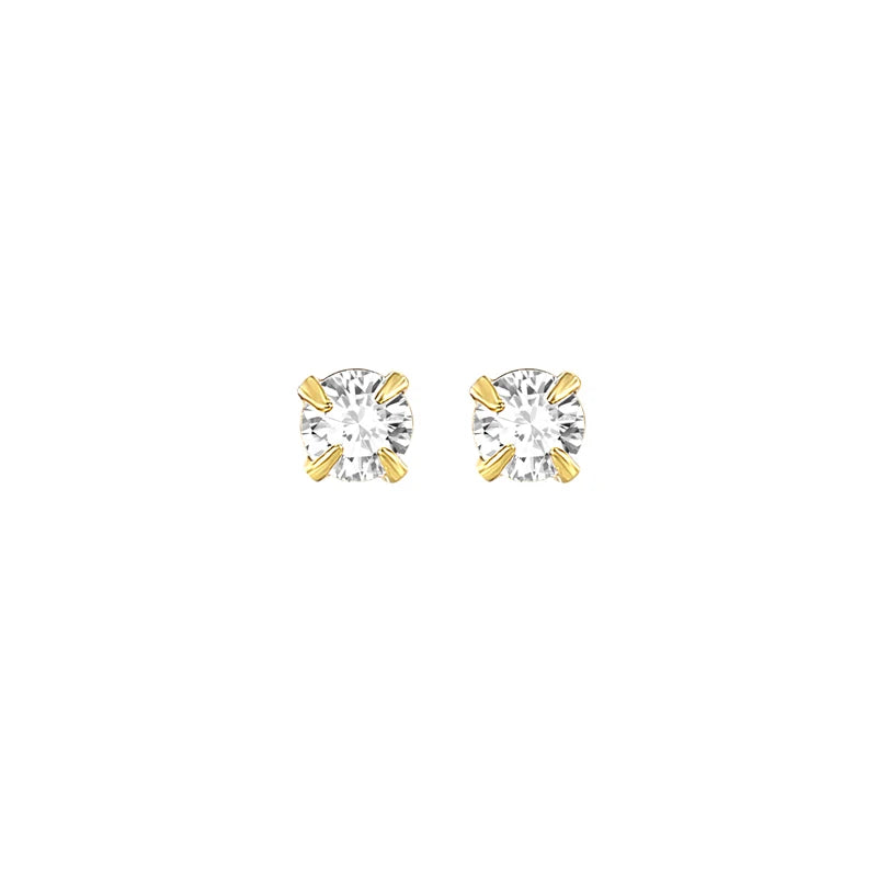 3pcs Silver Stud Earrings For Women Multi-size Piercing Aretes Moon Star Heart