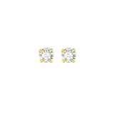 3pcs Silver Stud Earrings For Women Multi-size Piercing Aretes Moon Star Heart