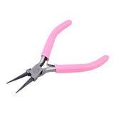 3pcs Pink Jewelry Pliers Kit Wire Cutter Side Cutting Plier DIY Accessory