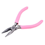 3pcs Pink Jewelry Pliers Kit Wire Cutter Side Cutting Plier DIY Accessory