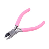 3pcs Pink Jewelry Pliers Kit Wire Cutter Side Cutting Plier DIY Accessory
