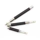 3pcs Telescopic Drill Mandrels 6.35mm Shank Rotary Tools For Jewelry