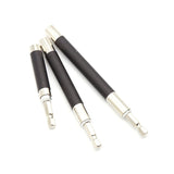 3pcs Telescopic Drill Mandrels 6.35mm Shank Rotary Tools For Jewelry