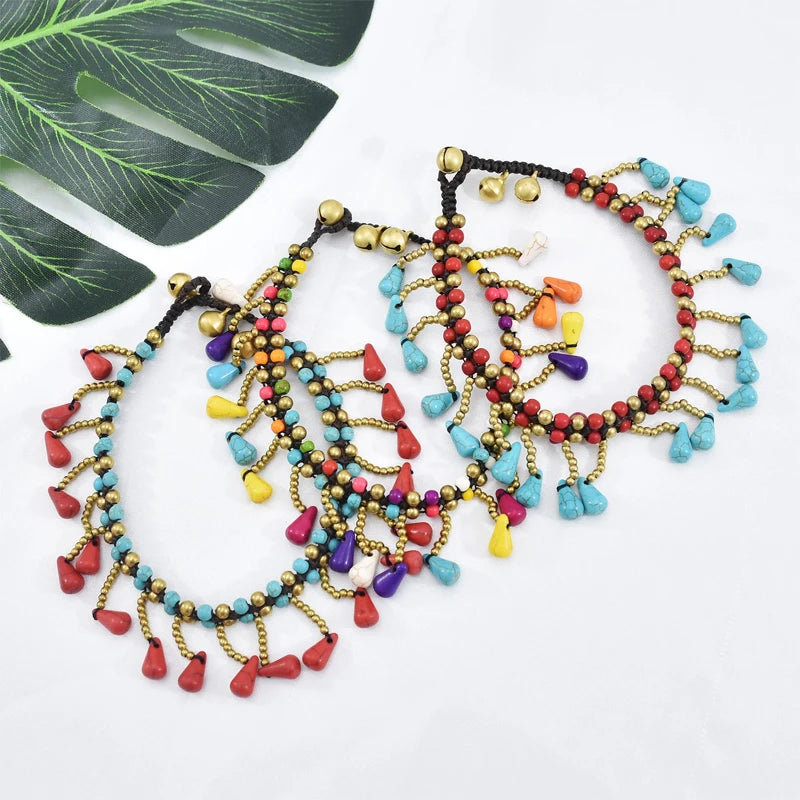 Bohemia Ethnic Beads Hand-woven Friendship Bracelet Set