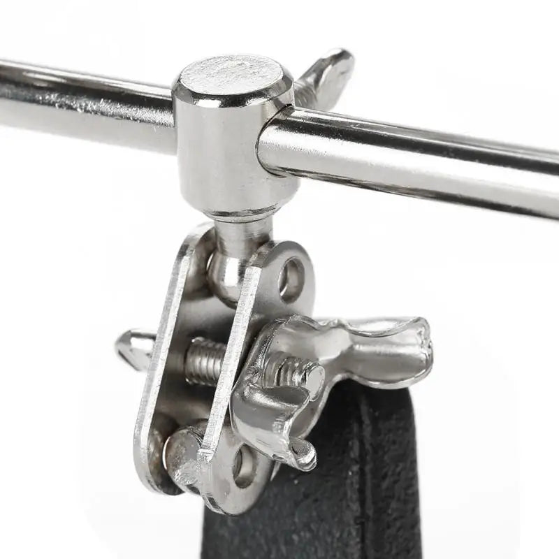 3rd Hand Helping Tool Set Magnifier Lens & 2 Clamps, Jewelry Soldering Accessory