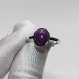 Phosphosiderite Adjustable Copper Ring - 8*10mm
