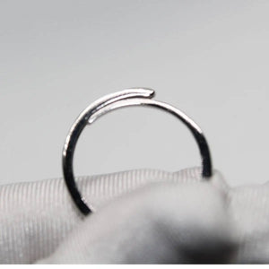 Phosphosiderite Adjustable Copper Ring - 8*10mm