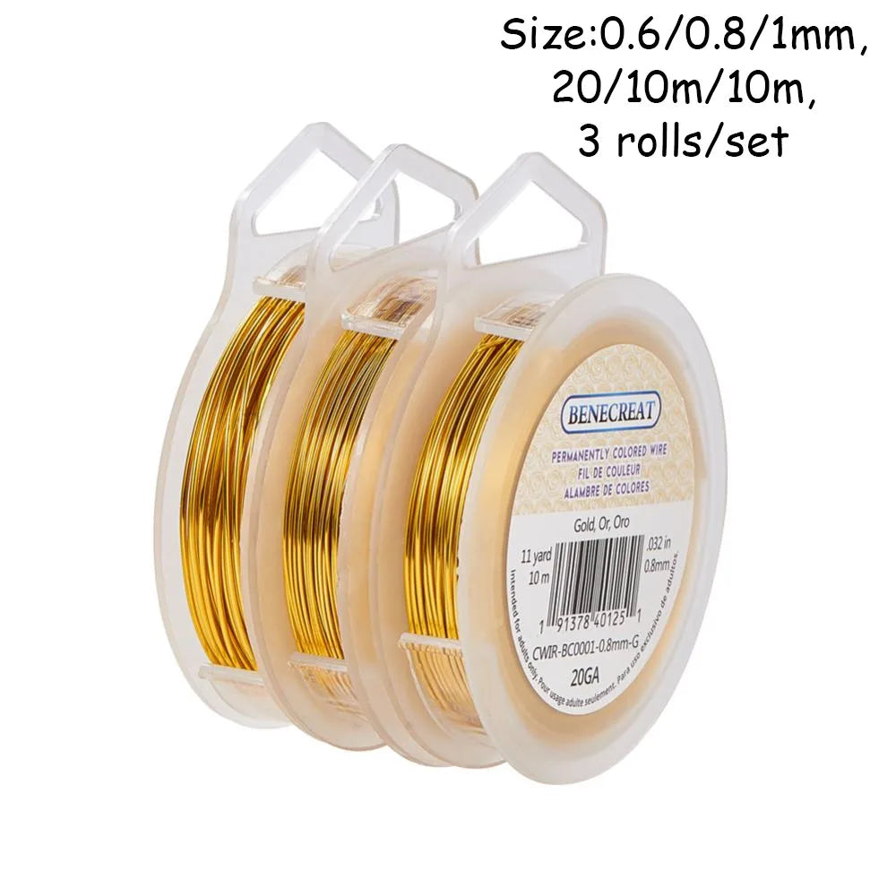 Tarnish Resistant Copper Wire Beading Cord for Jewelry Making