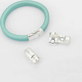 3 Sets Magnetic Clasp for 10x6mm Leather Cord Bracelet