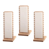 Modern Bamboo Necklace Jewelry Display Stand 27x10cm
