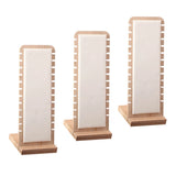 Modern Bamboo Necklace Jewelry Display Stand 27x10cm