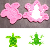 3x/Set Epoxy Resin Keychain Mold for DIY Crafting