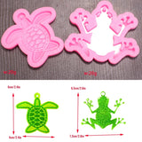 3x/Set Epoxy Resin Keychain Mold for DIY Crafting