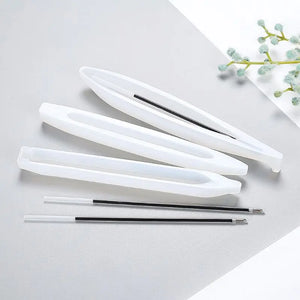 Silicone Pen Resin Mold with Refill - DIY Epoxy Casting for Craft