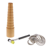 3x Wood Bangle Mandrel Sizer Bracelet Jewelry Tool