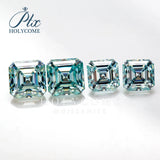100% Moissanite Asscher Cut Diamond Test Positive Certificated