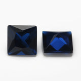 Dark Stone Square Princess Cut Spinel Gems for Jewelry Making