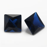 Dark Stone Square Princess Cut Spinel Gems for Jewelry Making