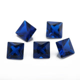 Dark Stone Square Princess Cut Spinel Gems for Jewelry Making