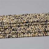 3x4MM Dalmation Stone Beads for Jewelry Making DIY Bracelet Earrings 15''
