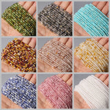 4MM Faceted Roundle Agate Stone Beads for Jewelry Making