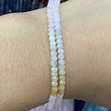 3x4mm Natural Gemstone Stone Beads 15'' Faceted Rondelle