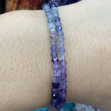 3x4mm Natural Fluorite Opal Apatite Stone Beads 15''