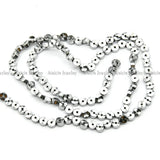 3x4mm Coin Waved Spacer Beads Rainbow Plating DIY Jewelry 5pc/lot