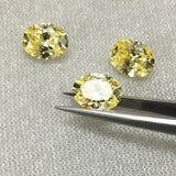 Light Yellow Oval CZ Stone AAAAA Cubic Zirconia for DIY Jewelry