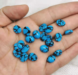3x5 4x6 5x7 6x8 8x10 8x12 10x12mm Half Oval Turquoise Cabochons